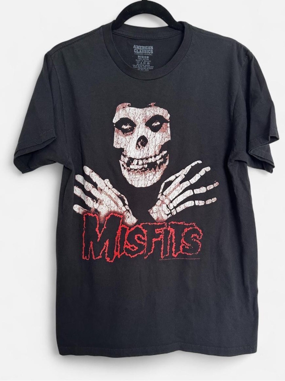 Misfits Skeleton Band Shirt M